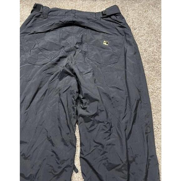 Ripzone Black Core Insulated Ski Snow Nylon Snowboard Pants XLarge Adjustable - Picture 10 of 10